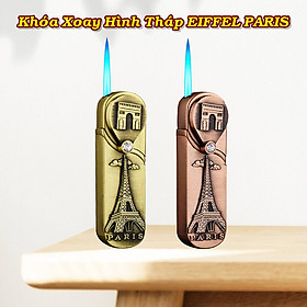Mua Bật Lửa Khè Khóa Xoay Hình Tháp EIFFEL PARIS - Xài Gas