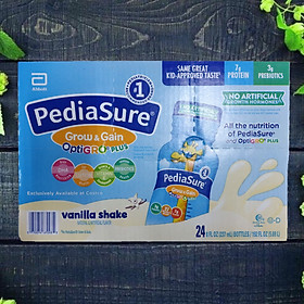 Sữa Pediasure Mỹ Pha Sẵn Bổ Sung Dưỡng Chất Cho Trẻ Suy Dinh Dưỡng Trẻ Cần Phục Hồi Sức Khỏe thùng 24 chail x 237ml