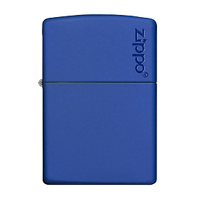 Bật Lửa Zippo 229zl Royal Blue Matte With Bật Lửa Zippo Logo