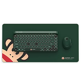 Mua Bộ combo 3 in 1 Bàn phím bluetooth & chuột không dây & 01 miếng lót chuột hiệu Wiwu x Paul Frank Smart Keyboard cho Macbook Laptop iphone ipad thiết kế siêu đẹp siêu thời trang cá tính - hàng nhập khẩu