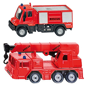 Mô hình xe Siku Blister 16 - Bộ xe cứu hỏa 1661