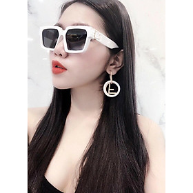 Mắt kính mát nữ DKY0993TR. Tròng Polarized màu đen khói phân cực chống tia UV, gọng Polycarboante