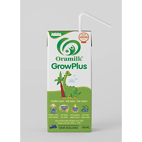 Thùng sữa pha sẵn Oramilk GROWPLUS 180ml - Tiêu hoá khoẻ, hấp thu tốt - Phát triển chiều cao, trí não - Dành cho trẻ trên 1 tuổi