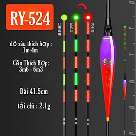 Hình ảnh Phao Câu Đài Đổi Màu Thông Minh Phao Câu Điện Câu Đêm Chất Lượng