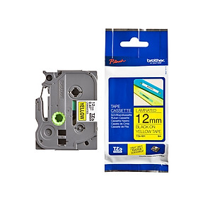 Mua Nhãn in Brother TZe-631 chữ đen trên nền vàng (12mm) - Hàng chính hãng