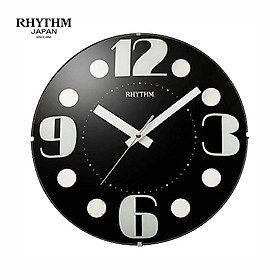 Mua Đồng hồ treo tường Nhật Bản RHYTHM CMG519NR02  Kt 30.0 x 4.0cm  740g  Vỏ Nhựa màu đen