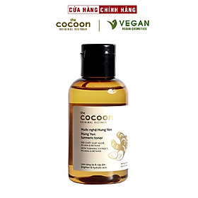 Toner nước nghệ Hưng Yên Cocoon 140ml giúp da sáng mịn rạng rỡ thuần chay