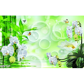 TRANH DÁN TƯỜNG 3D SPA NHẸ NHÀNG SP07 - TRANH NAIL - PHUN XĂM - SALON TÓC - NỐI MI - YAN SHOP