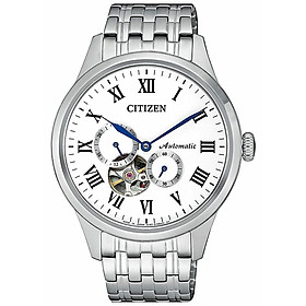 Đồng Hồ Nam Citizen Dây Thép Không Gỉ Máy Cơ-Automatic NP1020-82A - Mặt Trắng (Sapphire)