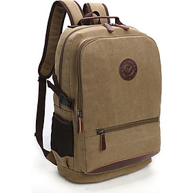 Unisex Casual Travel Canvas Backpack Large Capacity Student Bag