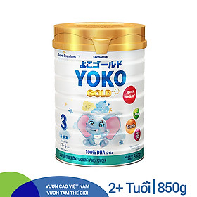 Hình ảnh Sữa bột Vinamilk YOKOGOLD 3 850g (cho trẻ từ 2 - 6 tuổi)