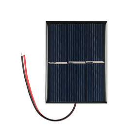 0.65W 1.5V Polycrystalline Silicon Solar Panel Solar Cell for DIY Power Charger 60x80mm