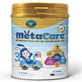 Sữa NutriCare Meta Care 3+ 900g từ 4 đến 9 tuổi
