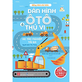 Dán Hình Ô Tô Thú Vị - Xe Tác Nghiệp Tài Ba