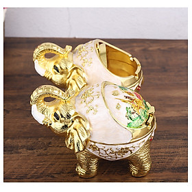 Mua GẠT TÀN THUỐC HÌNH VOI TRÒN PHONG CÁCH HOA NG GI A CAO CẤP SIÊU SANG TRỌNG