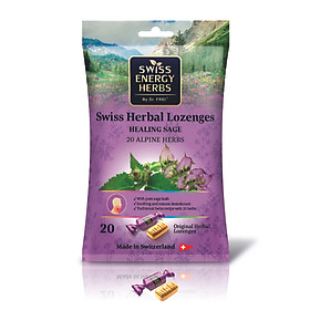 Kẹo Ngậm Swiss Energy 20 Loại Thảo Mộc + Cây Xô Thơm