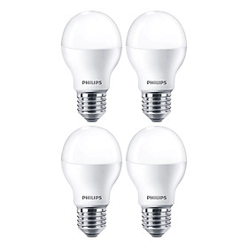 Mua Combo 4 Bóng đèn Philips LED Essential Gen4 7W 6500K E27 A60 - Ánh sáng trắng