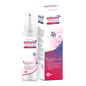 Dung dịch vệ sinh phụ nữ dạng xịt DIZIGONE Sensicare Spray - Làm sạch, khử mùi, ngừa viêm - Dịu nhẹ, an toàn cho mọi trường hợp - Nhỏ gọn, tiện lợi dễ dàng mang theo