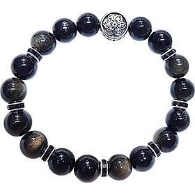 Vòng Tay Nam Mệnh Mộc, Thủy Đá Golden Sun Laliz CM.12