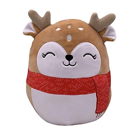 Cute Christmas Plush Toy Christmas Characters Stuffed Doll Soft Hug Back Cushion for Party Supplies
