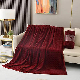 Chăn lông thỏ chính hãng Blanket hàng cao cấp, chăn hè thu 2021 không rụng lông, không bai,mịn