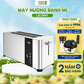 Mua Máy nướng bánh mì Lebenlang LBL9899  dùng hâm nóng  nướng bánh mì sandwich  công suất 850W  bảo hành 2 năm - hàng chính hãng