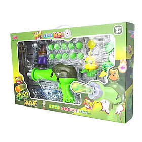 Hộp Đồ Chơi Bắn Zombie Và Hoa Quả Nổi Giận Có Mắt Kính Cho Bé