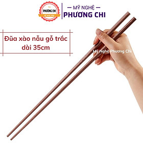 Đũa xào nấu thức ăn bằng gỗ trắc cao cấp, chịu nhiệt tốt, không độc hại khi gặp nhiệt độ cao | Mỹ Nghệ Phương Chi