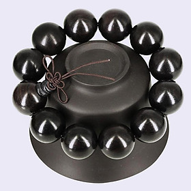 Mua Vòng tay gỗ Mun Sừng Đen 20 li (12 hạt)