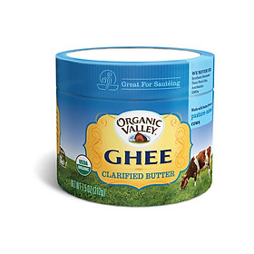 Bơ Ghee hữu cơ organic Valley 212gr