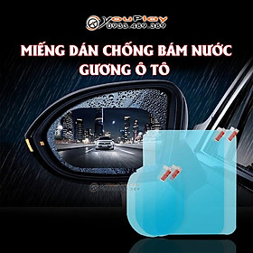 Bộ miếng dán chống bám nước gương và kính ô tô