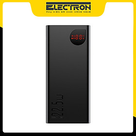 Pin dự phòng sạc nhanh Baseus Adaman Metal Digital Display Quick Charge (22.5W QC3.0/ PD3.0/ SCP/ AFAFC Quick charge) - Hàng Chính Hãng