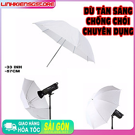 Hình ảnh Review Dù tản sáng giá rẻ uy tín hỗ trợ làm dịu ánh sáng cho đèn flash phụ kiện studio