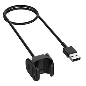 1m Smart Bracelet USB Charge Cable Wire Clip Replacement for Fitbit Charge 3 Charger Portable Smart Bracelet USB Charge
