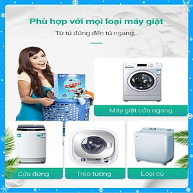 Hộp 12 Viên Tẩy Vệ Sinh Lồng Máy Giặt, Diệt Khuẩn Và Tẩy Chất Cặn Lồng Máy Giặt Hiệu Quả - Hàng Chất Lượng