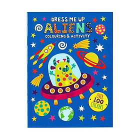 Hình ảnh Dress Me Up Colouring And Activity Book - Aliens