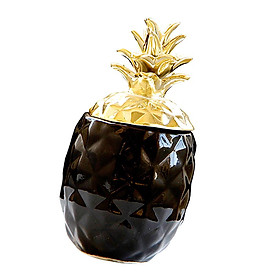 Display Nordic Style Pineapple Shape Multi-Use Storage Jar Ornament