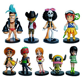 Bộ 09 Mô Hình Nhân Vật One Piece Cao 6-8 cm ( Mẫu 02 )
