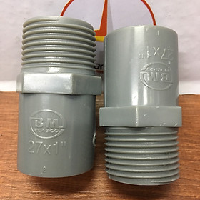 Mua Nối ren ngoài nhựa 27 ống 34 Bình Minh( 5 cái )