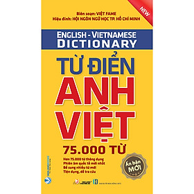 Hình ảnh Review sách Từ Điển Anh - Việt 75.000 Từ (Tái Bản)