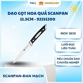 Dao cắt thái, gọt hoa quả, dao bếp đa năng Scanpan Classic 11.5cm 92151200, thép không gỉ cao cấp