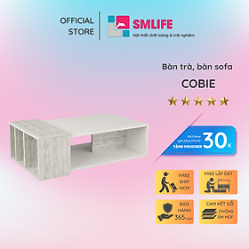 Mua Bàn sofa phòng khách bằng gỗ công nghiệp SMLIFE Cobie