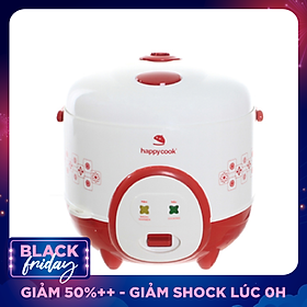Nồi Cơm Điện HappyCook HC-120 - Đỏ - Hàng chính hãng