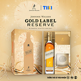 {Freeship 50K} Hộp Quà Rượu Johnnie Walker Gold Label Blended Scotch Whisky 40% 750ml