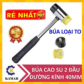 Búa Cao Su 2 Đầu Đường Kính 40mm