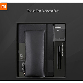 Bộ quà tặng văn phòng Xiaomi Kinbor, bút, sổ tay, dấu trang, hộp bút chì,