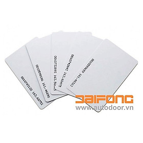 Mua Combo 10 thẻ từ cảm ứng dạng card bỏ ví   tần số 125Khz - màu trắng
