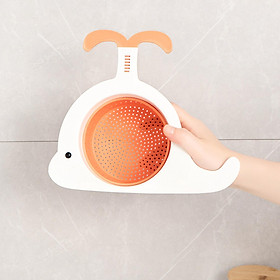 Sink Colander Drain Basket Sink Caddy Organizer Hanging Drainer Rack for Kitchen