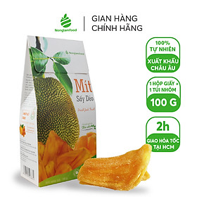 Mít sấy dẻo Nonglamfood 100g | Ăn vặt tốt cho sức khỏe | Ăn vặt văn phòng | Trái cây sấy dẻo dinh dưỡng ăn liền