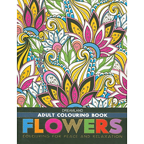 Hình ảnh Flowers - Adults Colouring Book (Sách Tô Màu Dành Cho Người Lớn: Những Bông Hoa)